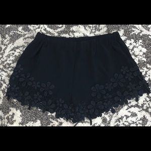 Black Laced Shorts!!